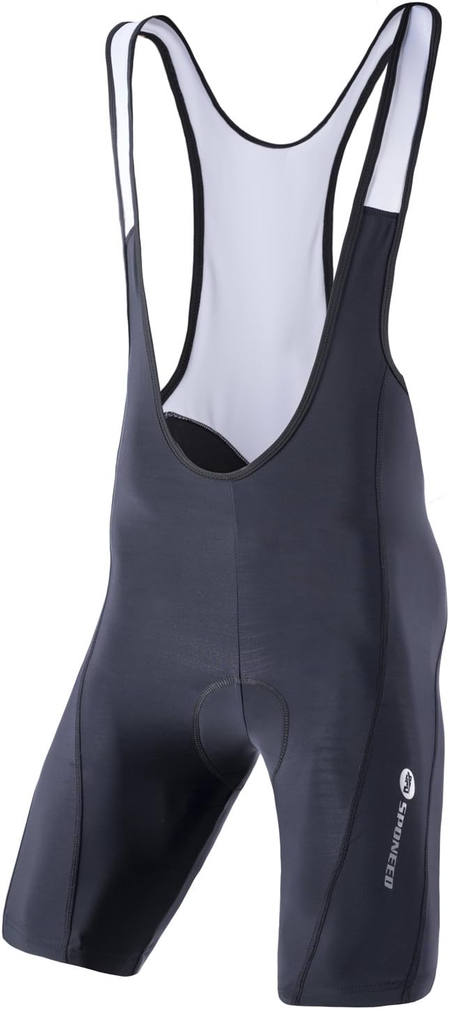 sponeed Cycling Bib Shorts Men Biker Bibs for Men Padded Breathable Racing Shorts UPF 50+