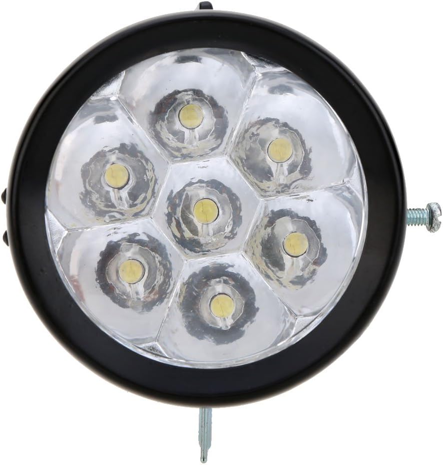 Vintage Retro Bicycle Bike Front Light Lamp 7 LED Fixie Headlight with Bracket