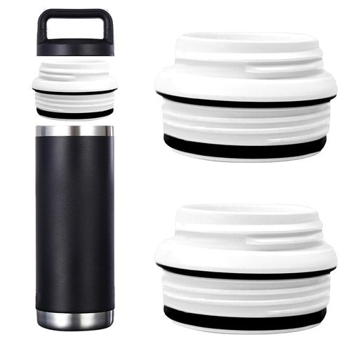 SEILETOO 2PCS Bottle Adapters with Sealings for Yeti to Cirkul, BPA Free Plastic, Leak Proof, Food Grade Silicone, Yeti Rambler Fits 12, 18, 26, 36, 46, 64 oz Yeti Water Bottles