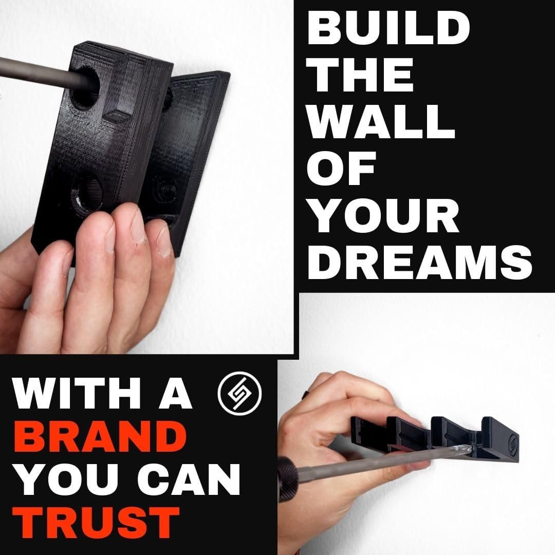 Spartan Mounts Compatible with Glock Magazines | Firearm Accessories, Wall Mount Mag Display for Gun Room, Ammo Storage, Gun Safe Armory Tactical.