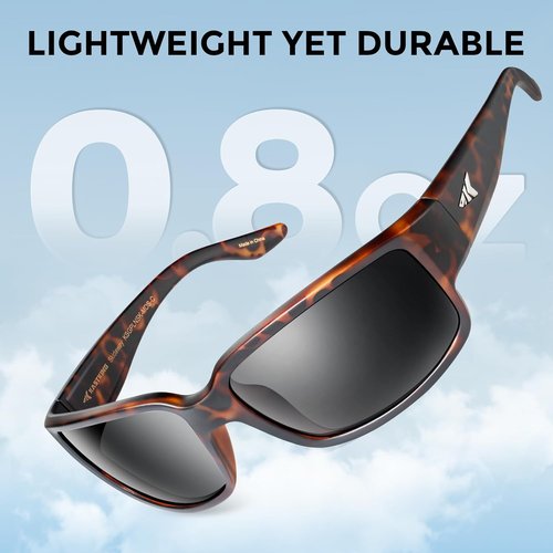 KastKing Skidaway Polarized Sport Sunglasses for Men and Women,Ideal for Driving Fishing Cycling and Running,UV Protection