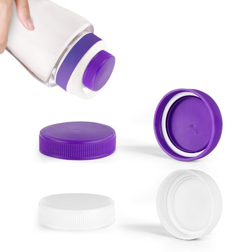 Lid for Cirkul Water Bottle - 4 Pack Cap Lid Replacements Compatible with Cirkul, Fits Cirkul Flavor Cartridges, Essential Accessories for Plastic and Stainless Steel Water Bottles