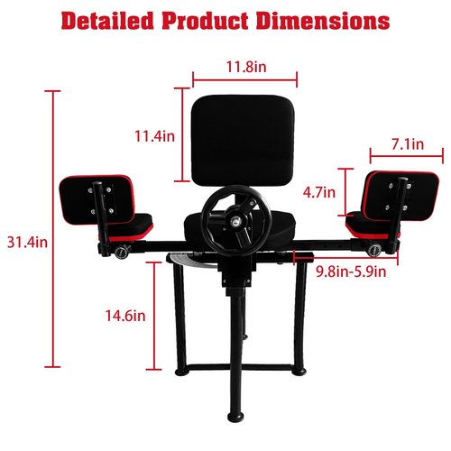 Leg - Stretcher - Machine, Split - Stretching Machine for Flexibility, 300lbs Hip Spreader for Beginner Tight HIPS, Heavy Duty Splits Training Equipment of Home Dancing Room Gym