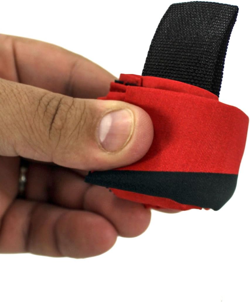 Social Airsoft Dead Rag, I'm Hit Red Kill Rag w/Hook & Loop Fastener and Reflective Strips