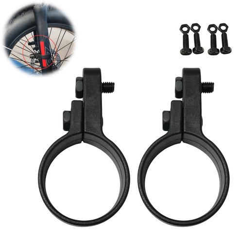 ZSYALY 2PCS Bike Fenders Frame/Fork Mounting Clamp Bracket Adapter Cycling Repair Parts (42mm)
