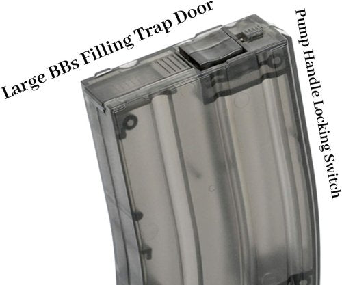 Airsoft Speed Loader 500 Rounds – High-Capacity BB Loader for 6mm BBS | Quick Load, Durable Plastic, Universal Compatibility for Airsoft Pistols & Rifles