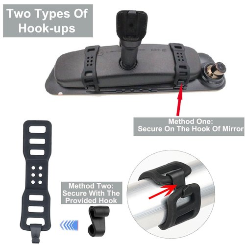 ZAAWUUT 4-Pack Bike Silicone Band,Bicycle Handle Bars Elastic Strap Bandage,Mount Band Holder for Fixing Tail Light,Recorder (3.6 Inch)