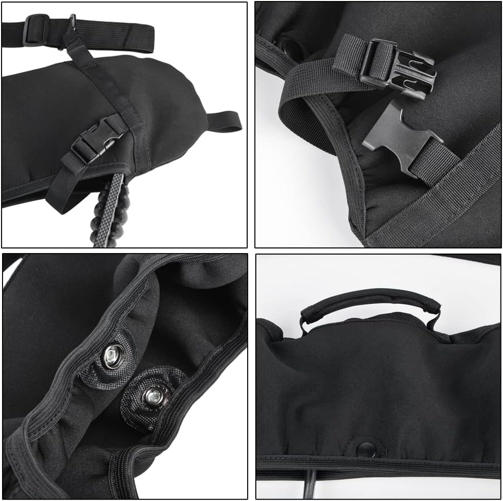 ZSHJGJR Archery Compound Bow Sling String Protector Cams Case Carrying Shoulder Strap Holder Accessories for Outdoor Hunting
