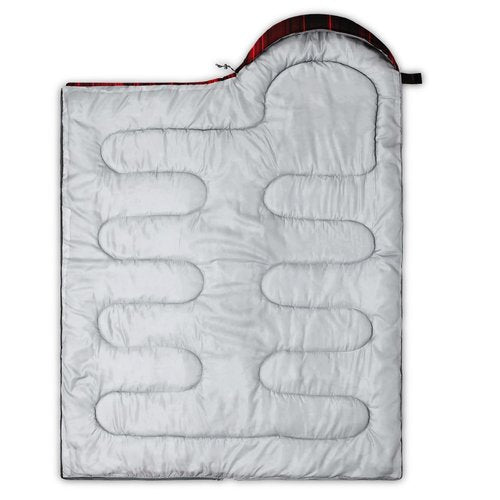 QOOMO Red Game Console Printed Camping Sleeping Bag, 3 Season Warm & Cool Weather,Lightweight,Waterproof Sleeping Bags for Adults & Kids,Traveling,and Outdoors,Camping Gear Equipment, 31x90inch