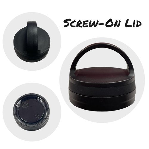 Wide Mouth Straw Lid Spout Lid Water Bottle Replacement lid compatible with Hydro Flask and most Sports water bottles Wide Mouth Lid Replacement with handle for Insulated Water Bottles