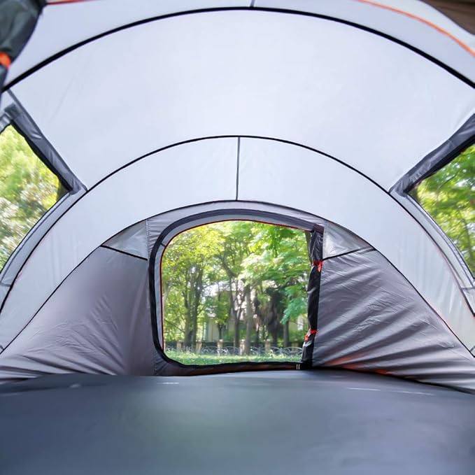 EchoSmile Camping Instant Pop Up Tent, 2/4/6/8/10 Person, Water Resistant Dome, Easy Setup for Camping Hiking and Outdoor, Portable with Carry Bag, 3 Season