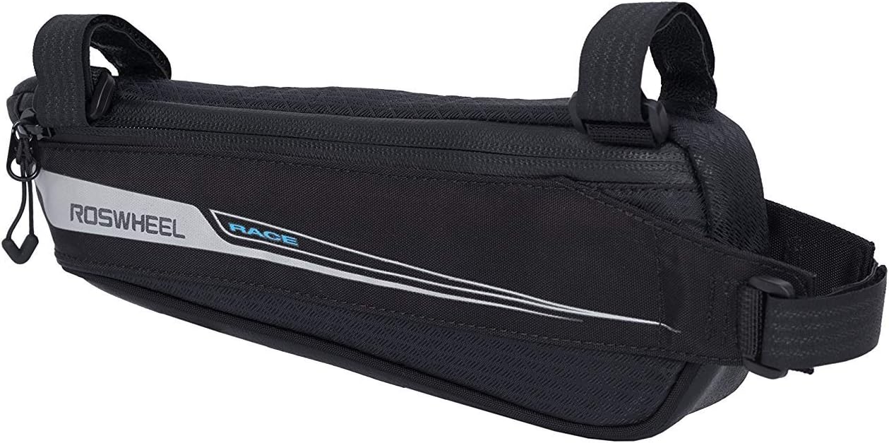 Roswheel Race Series 121444 Bike Frame Mounted Bag Bicycle Triangle Pouch Cycling Accessories Pack for Road Bike