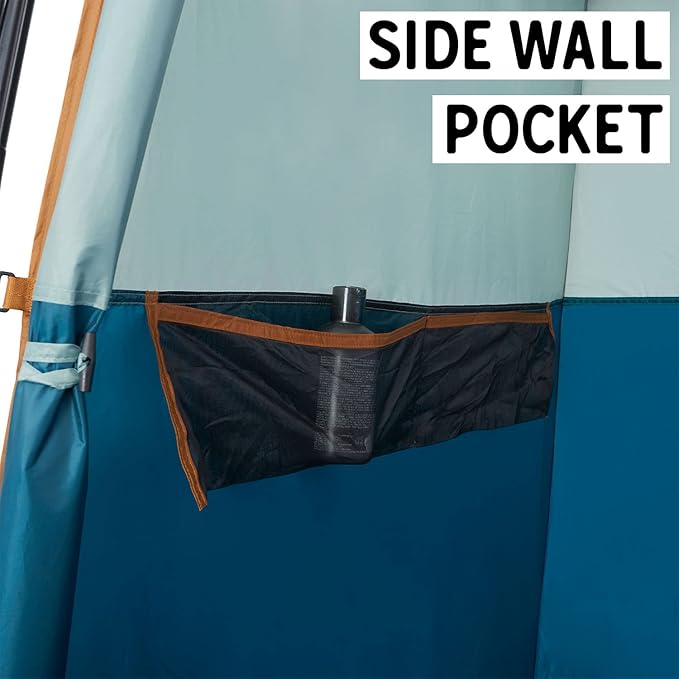 Kelty Discovery H2GO Privacy Shelter, Campsite Shower and Changing Shelter, Zippered Entry, Steel Pole Frame, Freestanding