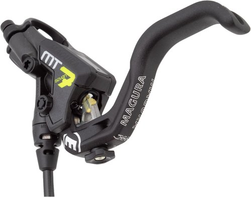 Magura MT7 2701445 Bicycle Brake 1-Finger HC Lever Left/Right 2,200 mm Cable Length Single Brake Including Accessories Black One Size