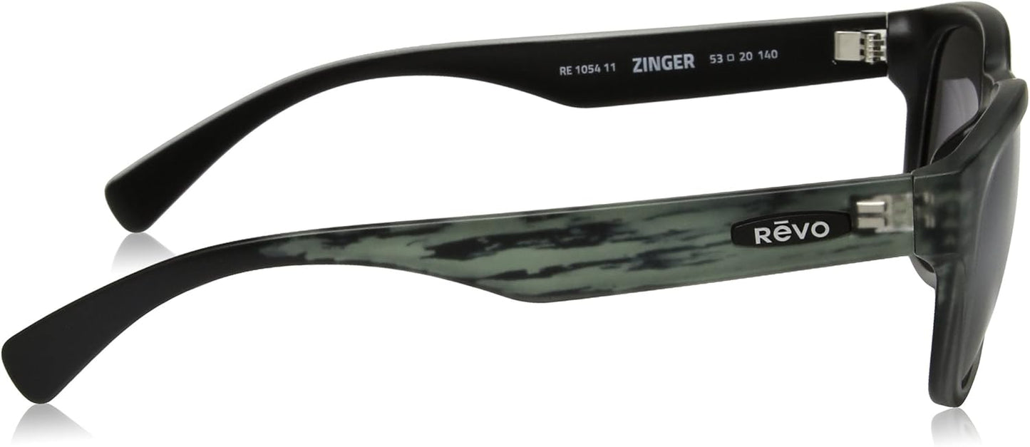 Revo Unisex Re 1050 Slater Wayfarer Crystal Lenses Polarized Uv Protection Sunglasses
