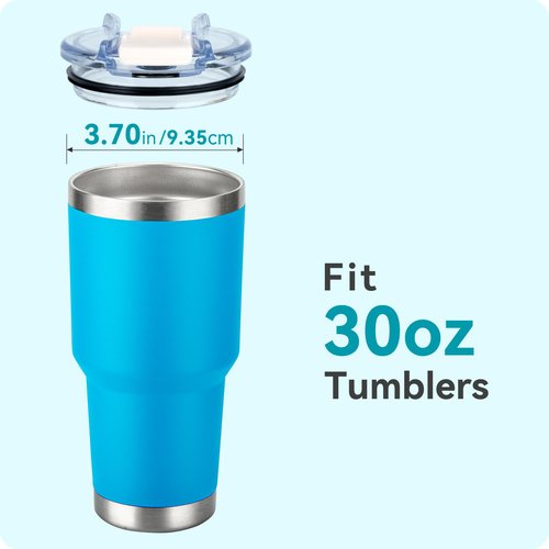 Soledea 30oz Replacement Lid with Lock for Yeti, Spill Proof Splash Resistant Tumbler Lids,Reusable Leak Proof Tumbler Cover for 30oz YETI Tumbler