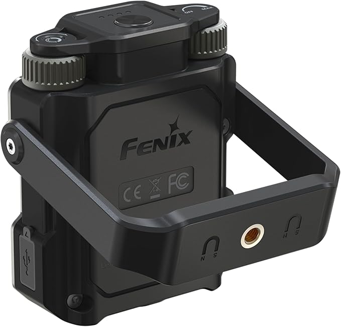 Fenix CL27R Camping Lantern Flashlight, 1600 lumens USB-C Rechargeable Waterproof Portable with White and Red LEDs and Lumentac Organizer for Hurricane Power Outage Emergency and Job Sites (Blue)
