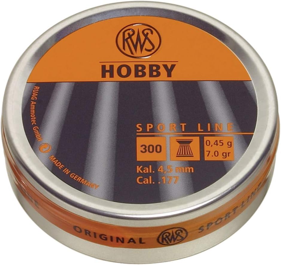 Rheinisch-Westfalische 2317400 RWS Hobby 2317400 Air Gun Ammo .177 Sport Line