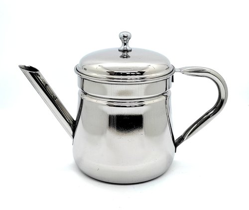 KERAM Percolator Coffee Pot, 13.52 fl oz / 400 ml, 6-8 Cup Capacity, Stainless Steel, portable coffee maker for camping pour over non electric