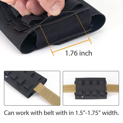 Tactical Medical Pouch MOLLE EMT First Aid Pouch IFAK Utility Pouch Portable Trauma Bag 500D Nylon for Tactical Belt and Vest(Black)