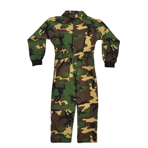 Maddog Durable Ripstop Step-in Coveralls | Full Body Paintball, Airsoft, Mechanic, Outdoor Work Protective Wear Jumpsuit - Camoflauge - X-Small