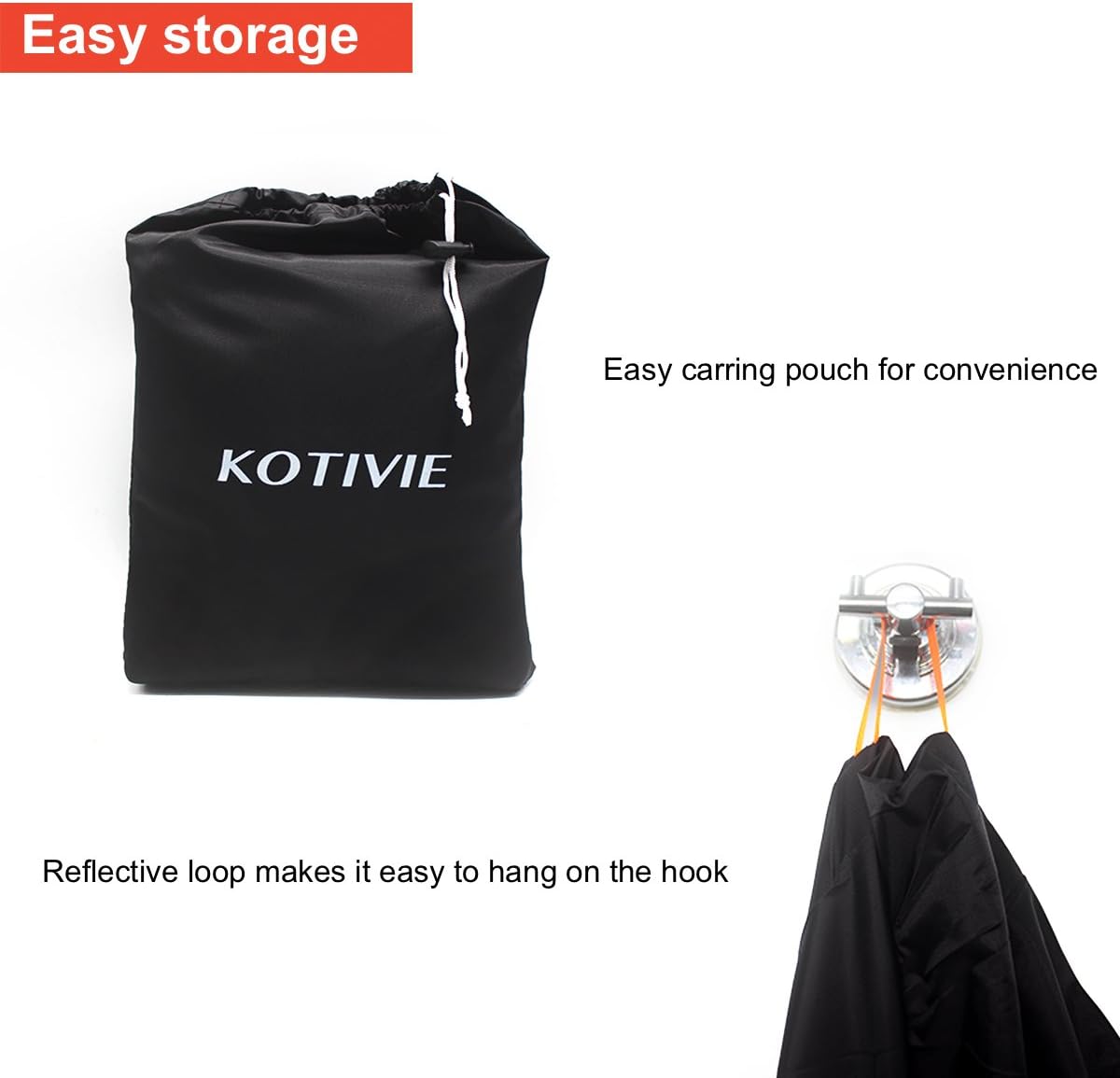 Tandem Bicycle Cover Extra Long Bike Storage Cover 2 Seater Trailer Bike Cover Waterproof Sun Protection