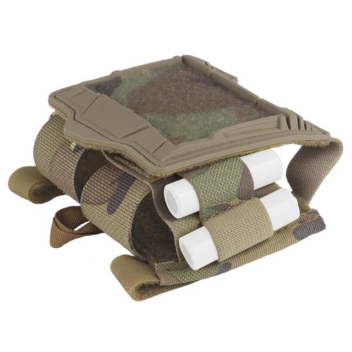 Tactical Helmet NVG Battery Sub-Pouch,Paintball Helmet Battery Storage Holder Pack Hook and Loop Counterweight Bag