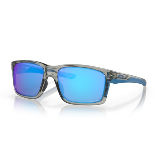 OAKLEY Mainlink OO9264 926442 61MM Grey Ink/Prizm Sapphire Rectangular Sunglasses for Men+ Bundle Accessory Leash Kit, Microfiber Pouch