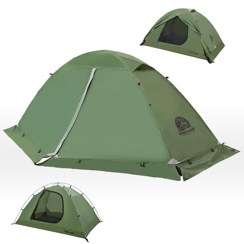 2-Person Backpacking Tent for 4-Season - Winter Waterproof Tent for One Person, Lightweight Camping Gear for Backpacking, Easy Set Up Cold Weather Essentials by Underwood Aggregator
