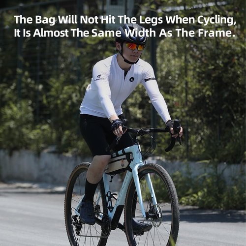 Rhinowalk Bike Bag Bike Frame Bag Waterproof Bike Triangle Bag 2.1L Bicycle Pouch Under Tube Bag Professional Cycling Accessories(XL)