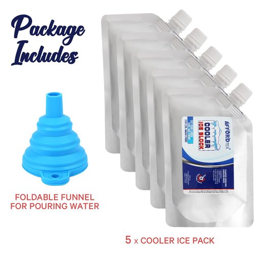 Ice Packs for Coolers 5 Reusable Ice Packs for Lunch Box Long Lasting for All Outside Activty