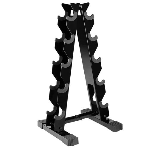 Dumbbell Weight Rack Stand Only - 260 LBS Weights Capacity, A-Frame Dumbbell Weight Rack Dumbbells Storage Racks for Dumbbells Weights Organizer Stand for Home Gym, Black