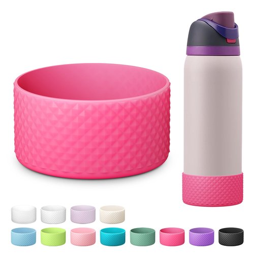 Silicone Boot for Owala Water Bottle 32 oz, Anti-Slip Protective Sleeve for FreeSip/Twist/Flip Stainless Steel Water Bottles Accessories