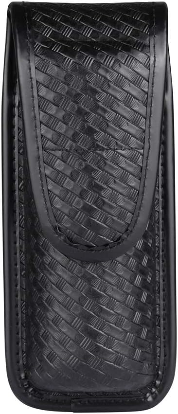 ROCOTACTICAL MK4 Hidden Snap OC Spray Pouch, Top Flap, Basketweave Black, Holster Only