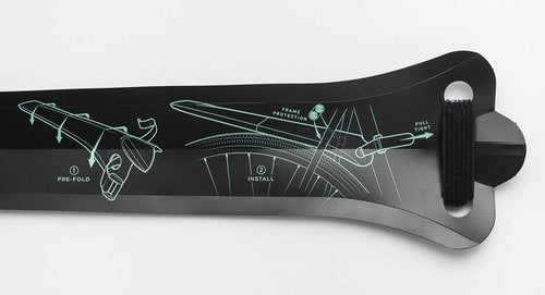 Ass Savers - Fendor Bendor - Rear Mudguard for Bicycles, Lightweight, Easy to Install, Excellent Coverage, Regular Size for Urban and Road Bikes, Big Size for Gravel or MTB, Swedish Design