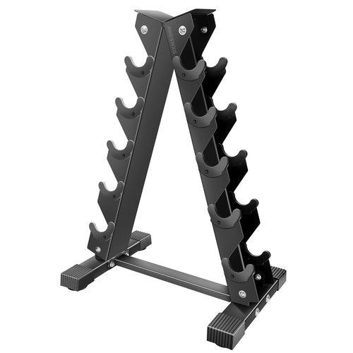 Dumbbell Rack Stand Only, Weight Rack for Dumbbells Compact A-Frame Home Gym Space Saver(Compact)