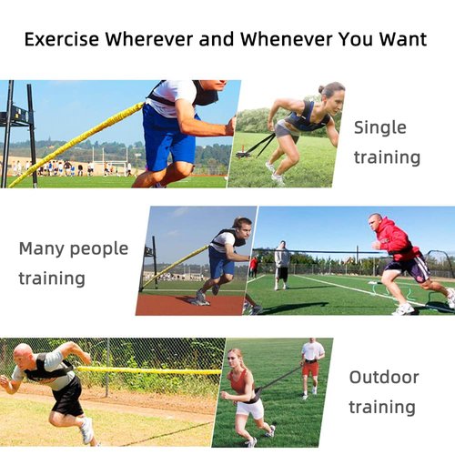 OYINDIZ Resistance Explosive Training Set Help to Improve Power, Strength, Agility, Track and Field for Football Baseball Running Basketball Multi-Directional Equipment