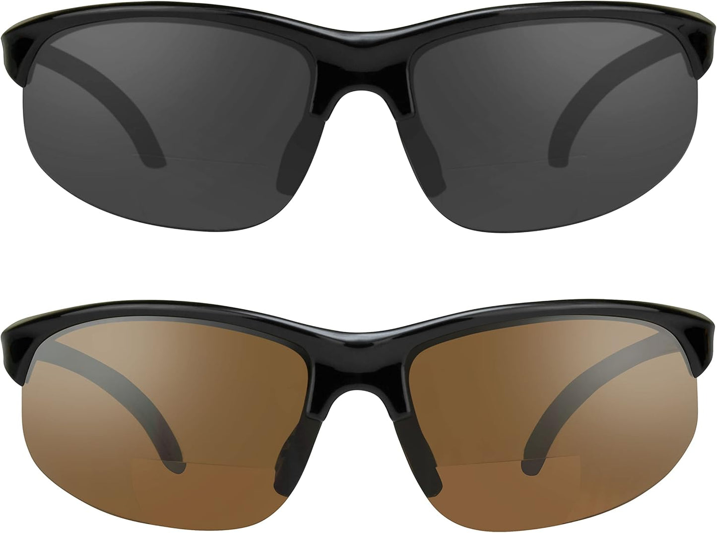 proSPORT BIFOCAL Sunglasses Readers Tinted Mens Womens High Definition Amber Yellow Smoke +1.50 +1.75 +2.00 +2.25 +2.50
