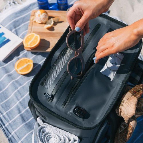 COOLIO Backpack Cooler 10,000mAh Battery, Play Music, 18-Can Waterproof Cooler for Beach, Camping, Fishing, Picnics, and Hiking – Keeps Food and Drinks Cold for Hours