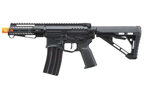 Zion Arms R15 Mod 1 Short/Long Barrel Airsoft Rifle with Full Programmable ETU (Black, Short)
