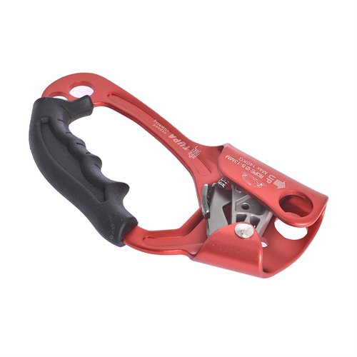 TJHSM Hand Ascender Climbing Equipment Climber (Right Hand+Red) High Strength Aluminum Alloy Climbing Ascender for Rock Climbing Tree Arborist Mountaineering