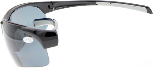 Eyekepper TR90 Unbreakable Sports Half-Rimless Bifocal Sunglasses Baseball Running Fishing Driving Golf Softball Hiking