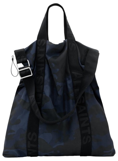 AllSaints Men's Handbags Kei Backpack Camo Blue