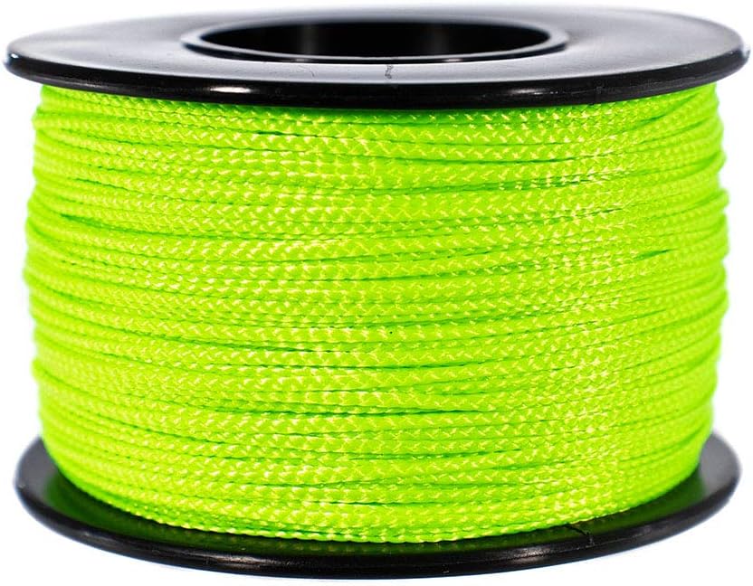 Paracord Planet | Lightweight Nylon Braided Utility Purpose Crafting Nano Cord | 300 FT Spools, 1/32” (0.75mm) Thickness, &