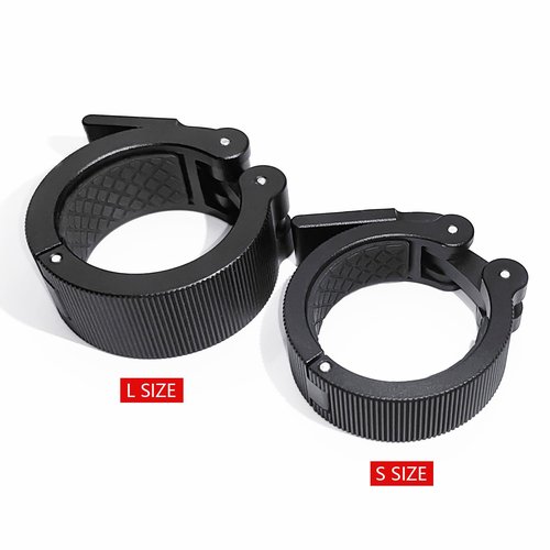 ThreeLeaves Aluminum Olympic Barbell Clamps 2 Inch, Heavy Duty Barbell Collars, Quick Release Weight Clips, Secure Bar Locks for Professional Weightlifting & Gym Training.