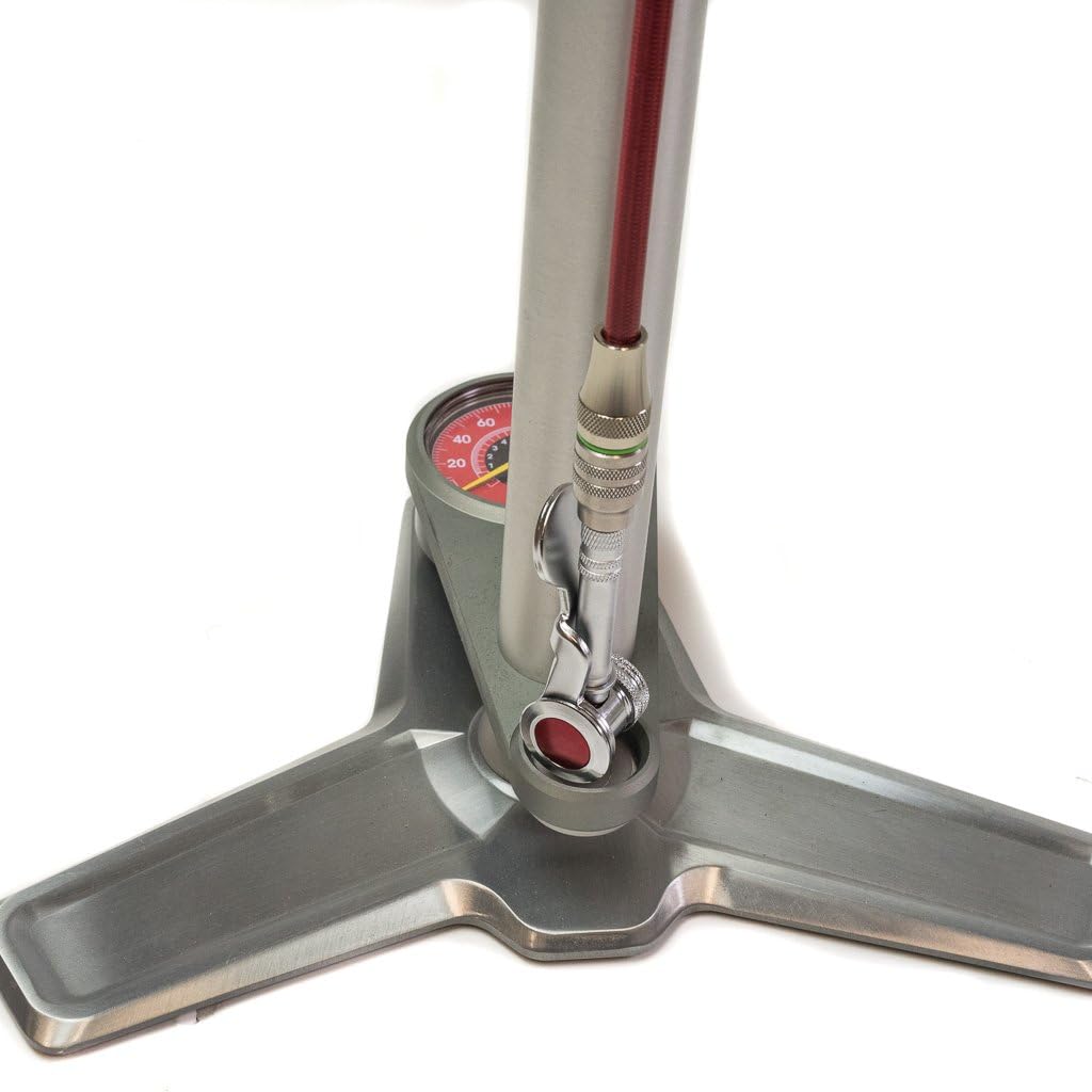 SILCA 'Hiro' Side Locking Lever Chuck | Silca Presta Chuck | Universal Schrader Chuck Attachment | Full Metal Construction | Durable and Long Lasting | Made with Carbon Steel