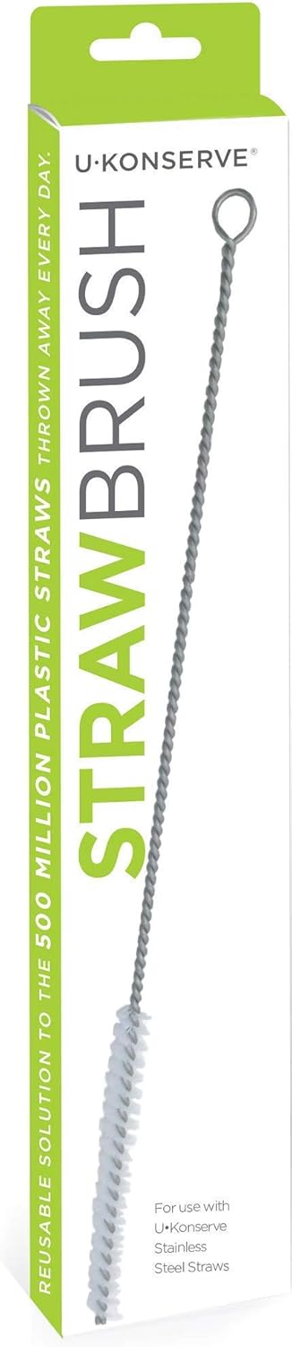 Reusable Drinking Straw Cleaning Brush - 10.5” Long, Eco-Friendly & Dishwasher Safe