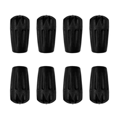 8Pcs Trekking Pole Tips Replacement Protectors,Rubber Tips for Hiking Poles Hiking Accessories Collapsible Walking Stick Tips,Fits Most Walking Poles(11mm Hole Diameter) (Walking Stick Tips)