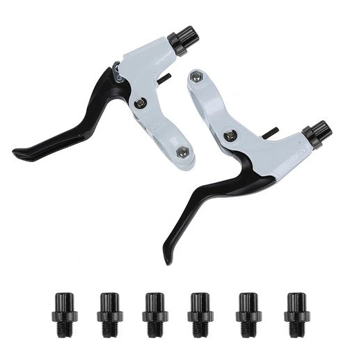 Yuanchu 6Pcs M10 Bike Brake Cable Handle Lever Adjusting Screws, 10mm Bicycle Brake Lever Adjuster Aluminum Alloy Bicycle Adjustable Parts for Mountain Bike Accessories
