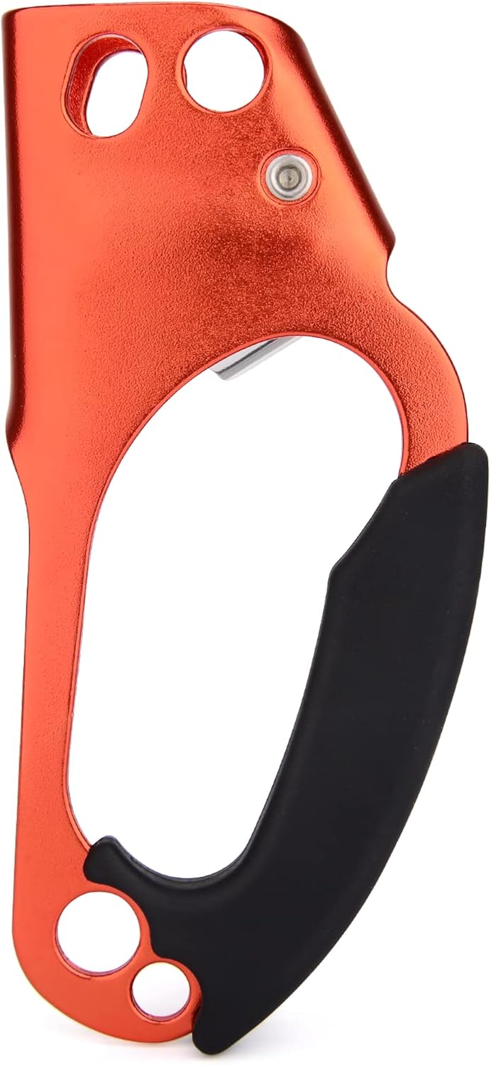 WILDKEN Climbing Hand Ascender Outdoor Mountaineering Tree Arborist Climbing Rappelling Equip Hand Ascender for 8-14MM Rope Left Right Hand Ascender